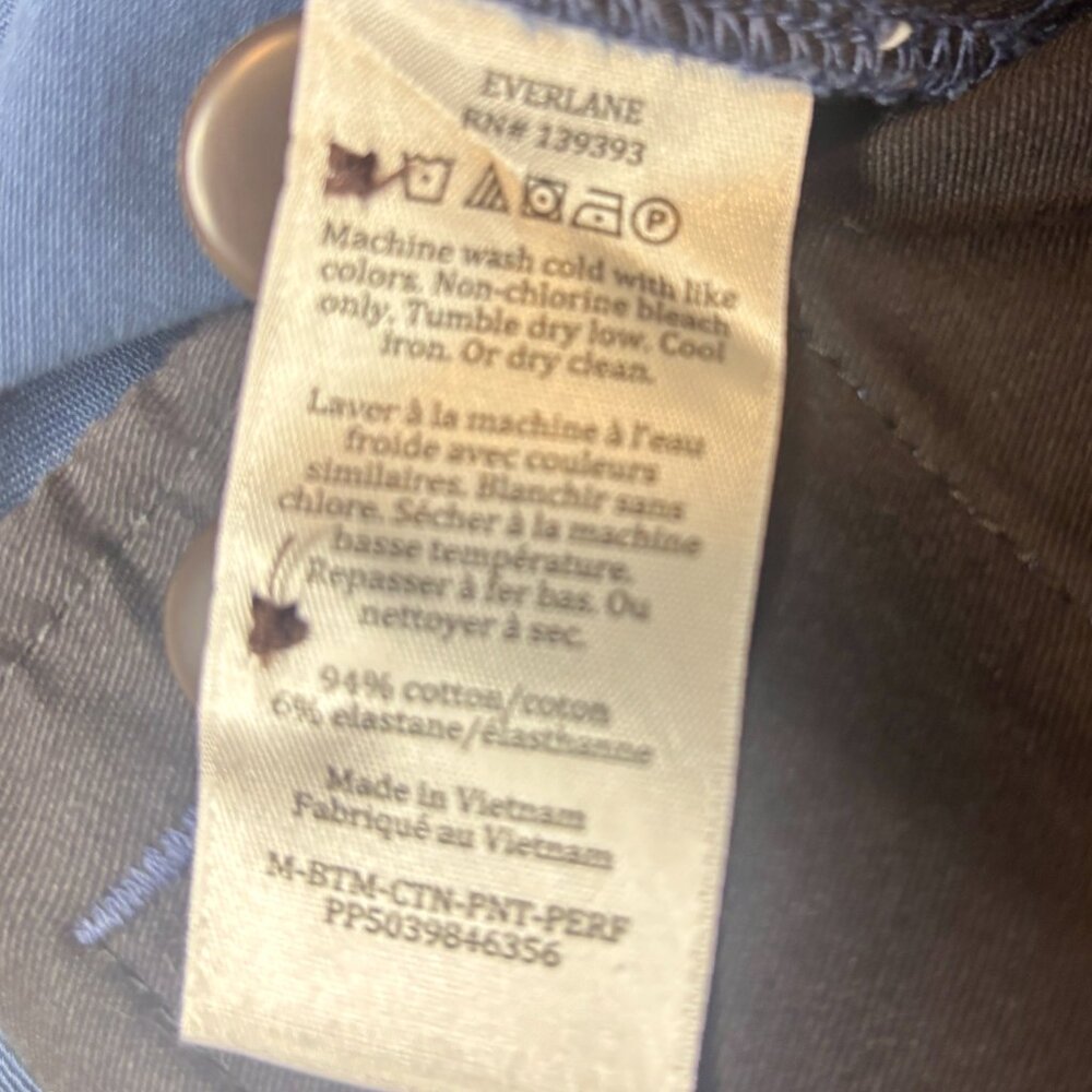 Everlane Men's Uniform The Performance Chinos Midnight Navy Pants size 31 waist - Picture 9 of 9